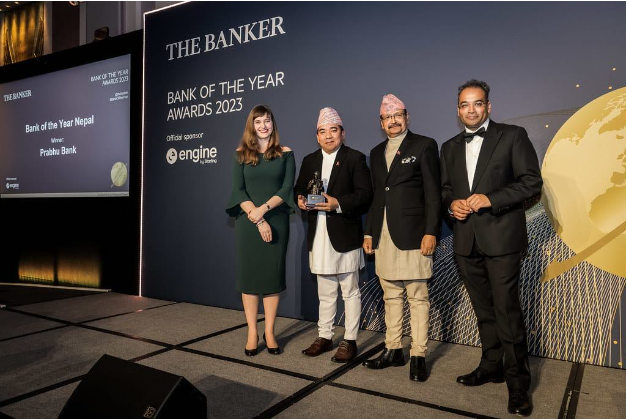 Banking Award to Prabhu Bank as 'Bank of the Year' Award in 2023